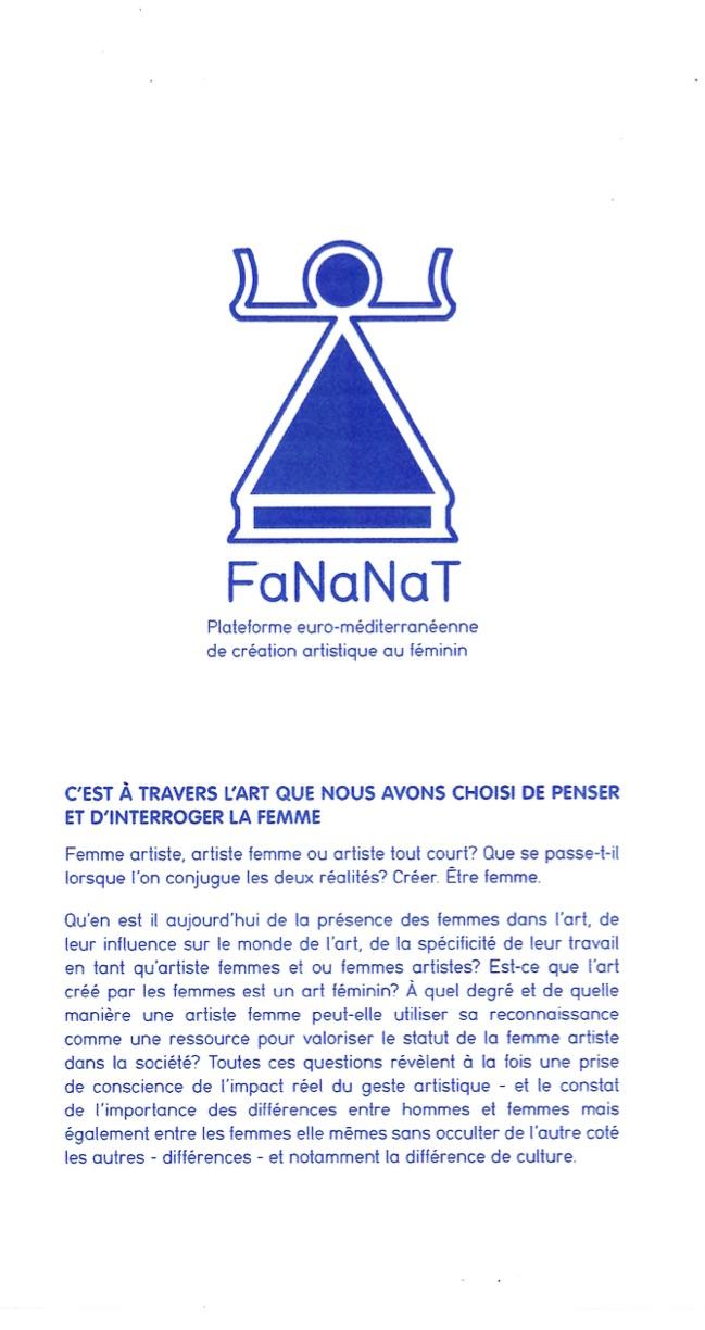 Flyer de présentation de FaNanat