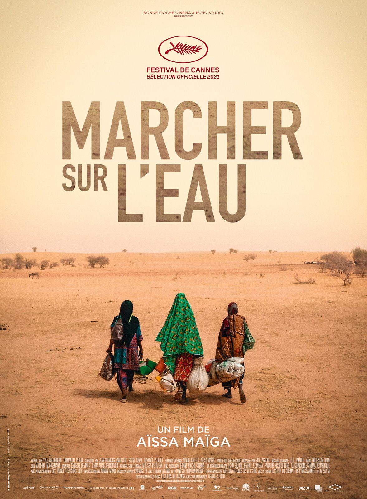 Marcher sur l'eau, documentaire d'Aïssa Maïga, 2022. Affiche.